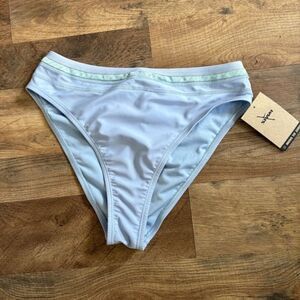 Nike Swim L Periwinkle Blue Beach Volleyball Bikini Swimwear Bottoms Sporty NWT